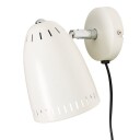 Superliving Dynamo Vegglampe kort E14 Ø11 matt hvit