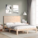 vidaXL Sengeramme med hodegavl 140x190 cm heltre 8720845988111