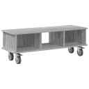  TV benk Grå Sonoma 100 x 35 x 35 cm Konstruert tre