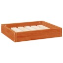 Vidaxl Hundeseng Vokset Brun 51.5 X 44 X 9 cm Massiv Furu