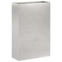 vidaXL Hageblomsterpotte Sølv 40 x 20 x 75 cm Rustfritt stål