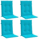 vidaXL Ryggputer 4 stk. Oxford Stoff Turkis