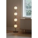 Umage Audrey Gulvlampe Plated Brass/White Opal
