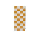 Square gangteppe hvit/gul