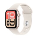 Apple Watch SE 3 GPS + Cellular 40mm Starlight Aluminium Case with Starlight Sport Band S/M