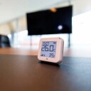Shelly - Plus HT Gen3 Smart Temperatur- og Fuktighetssensor, Wi-Fi, Mocca