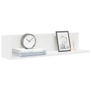  Vegghyller 2 stk hvit 75x16,5x16,5 cm konstruert tre 8721158650627