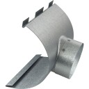 Plastdyse nr. 12 / 90 mm, aluzink zinc