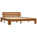 vidaXL Sengeramme honningbrun heltre furu 180x200 cm