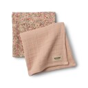 Wheat Rose Dust 2 Pk Muslin Kaya