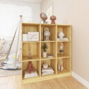 vidaXL Bokhylle/romdeler 104x33,5x110 cm heltre furu