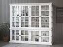 Chic Antique vitrineskap marseille 8 hyller 40020301