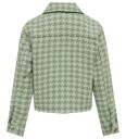 Kids Only Jakke   KogKimmie   Hedge Green Checks Frosty Green   Kids Only   14 år (164)   Overgangsjakke   Grønn