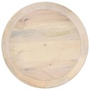 vidaXL Sidebord Ø50x55 cm heltre mango