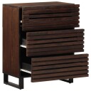  Skjenker 2 stk 60x34x75 cm heltre mango