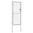  Hageport galvanisert stål 105x250 cm sølv