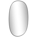 vidaXL Veggspeil svart 70x45 cm