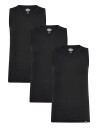 Dickies Amsterdam 3 Pack Vest   Black   XS