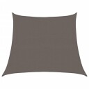vidaXL Solseil 160 g/m² antrasitt 3/4x3 m HDPE