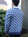 100-06 Chunky norway chess jakke