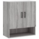  Veggskap grå sonoma 60x31x70 cm konstruert tre 8720845947637