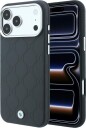 BMW Sign MagSafe-etui med preget, vattert metallogo for iPhone 18 Pro Max / 17 Pro Max – mørkegrå