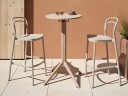 Barbord utendørs Legrena 60 cm   beige