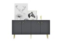 Drop Konsollbord 140x75 cm Antrasitt   Hanah Home