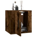 vidaXL Vegghengte TV-benker 2 stk røkt eik 40x34,5x40 cm 8720845667603