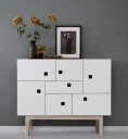 Zweed Peep C1 Sideboard Angel White/White Oak