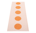 Pappelina Vera POP matte pale orange 70x200 cm