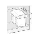 Intra Aladin Bio Kildesortering for Skap 1x16 Liter