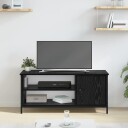  TV skap Svart eik 100 x 40 x 45 cm Konstruert tre