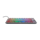 Ducky One 3 - Aura Black Nordic - Mini 60% - Cherry Brown - RGB - ND - Gamingtastatur - Nordisk - Svart