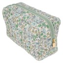 Bon Dep Pouch Square MW Liberty Poppy And Daisy Teal