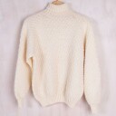 Bluum Strik Strikkegenser Hompetitten dame - garnpakke i Bluum Pure Eco Baby Wool