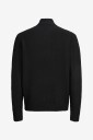 Jack & Jones - Kardigan Jjsoho Ollie Knit High Neck Zip Ca - Svart