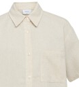 Grunt Skjorte Vap Linen Shirt Beige