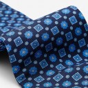 Ferner Jacobsen Silk Tie - Blue Fabric Blå OS