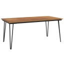 vidaXL Hagebord med hårnålsben 180x90x75 cm heltre akasie