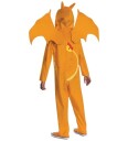 Disguise Charizard Kostyme 7-8 år 122-128 Blå Gul Oransje