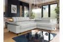 Amshyttan Sofa med Sjeselong 3 seter   Lys grå
