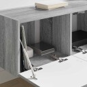  TV Veggskap Grå Sonoma 60 x 31 x 29.5 cm Konstruert tre