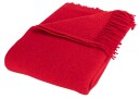 Arctic Ullpledd i 100% ny norsk ull Solid Rød 130 x 200 cm
