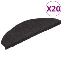  Selvklebende trappematter 20 stk svart 65x22,5x3,5 cm 8721288460257