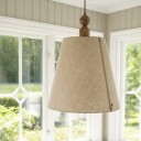 Halvor Bakke Rivonia Taklampe lin natur Ø50