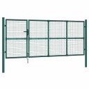 vidaXL Hageport netting grønn 350x175 cm galvanisert stål