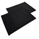 Bordbrikke 2 pakning   Niva svart Størrelse: 35 x 45 cm