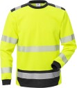 Fristads T-Shirt Långärmad 7724 Thv, Klass 3 Varsel Gul/svart Xs