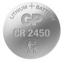 GP CR2450 Lithium Knappcellebatteri 3V 610mAh - 1-pakke